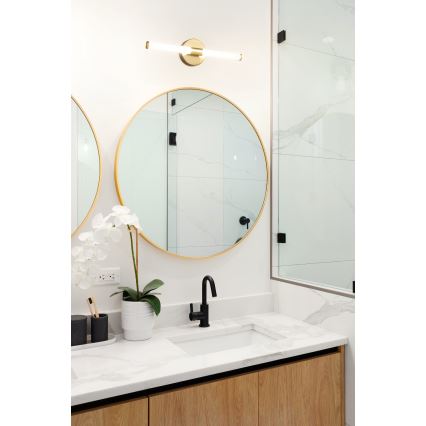 Eglo - Illuminazione a LED per specchio da bagno/7,5W/230V 3000/4000/6500K 45 cm IP44 dorata