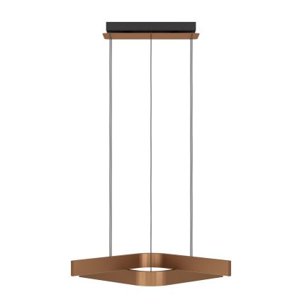 Eglo - Lampadario a sospensione LED RGBW dimmerabile con cavo 2xLED/18W/230V rame/nero