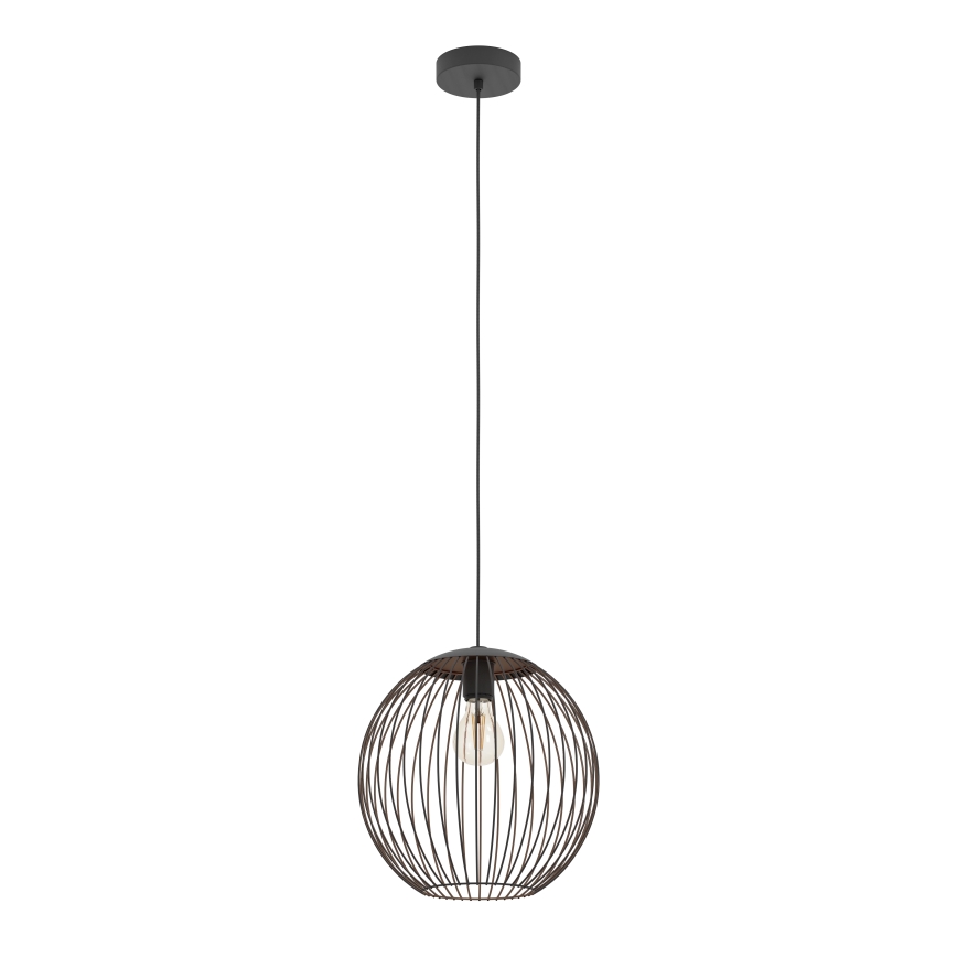 Eglo - Pendelleuchte an Kabel 1xE27/60W/230V schwarz