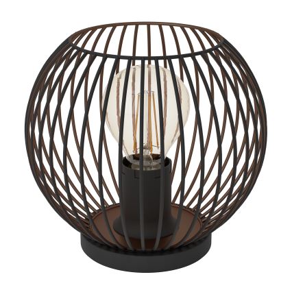Eglo - Tischlampe 1xE27/60W/230V schwarz
