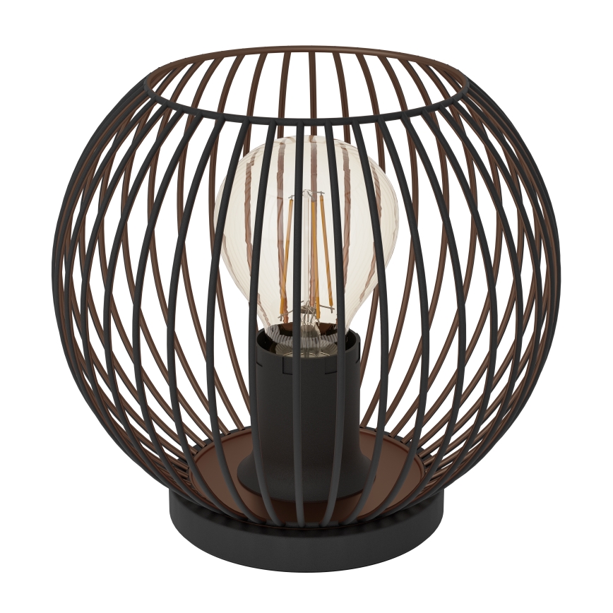 Eglo - Tischlampe 1xE27/60W/230V schwarz