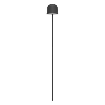 Eglo - Lampada da tavolo ricaricabile a sfioramento dimmerabile per esterni LED/1,8W/5V 2500/3000/4000K 2500 mAh IP54 nera