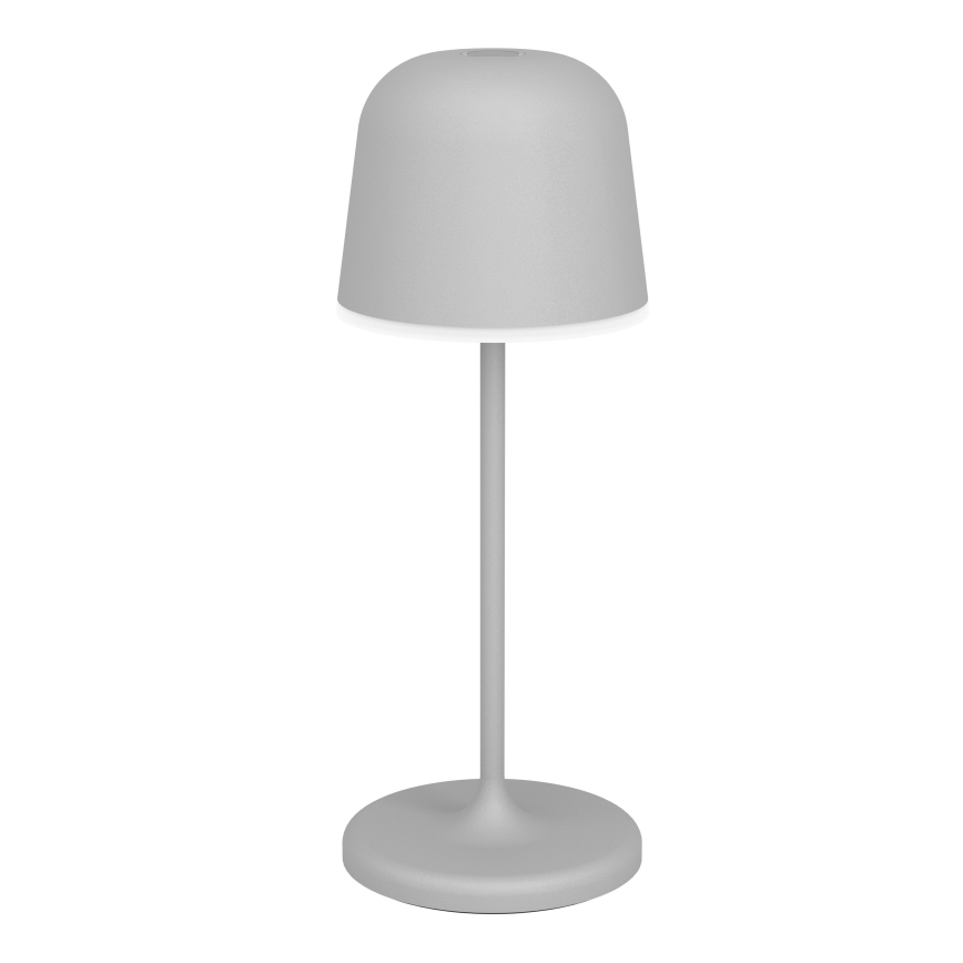 Eglo - Lampada da tavolo ricaricabile da esterno dimmerabile a LED con controllo a sfioramento LED/1,8W/5V 2500/3000/4000K 2500 mAh IP54 grigio