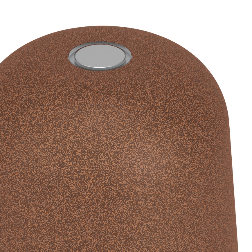 Eglo - Lampada da tavolo ricaricabile per esterni a sfioramento dimmerabile LED/1,8W/5V 2500/3000/4000K 2500 mAh IP54 marrone