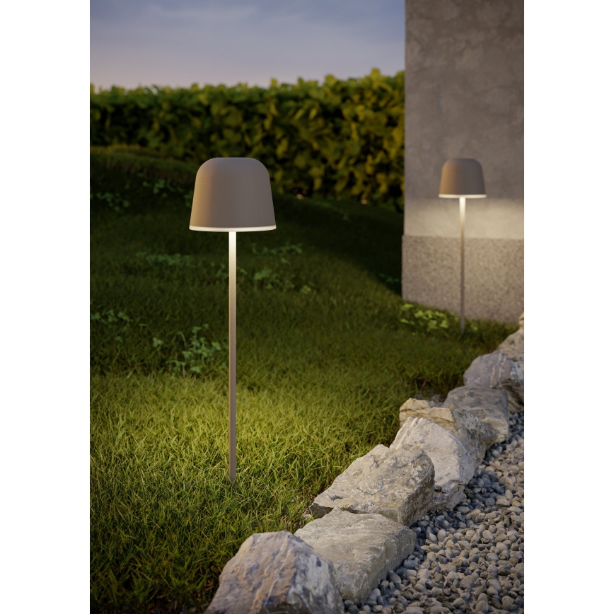 Eglo - Lampe de table d'extérieur tactile LED dimmable et rechargeable LED/1,8W/5V 2500/3000/4000K 2500 mAh IP54 crème
