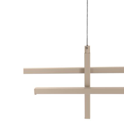 Eglo - Lustre LED sur câble LED/20W/230V beige
