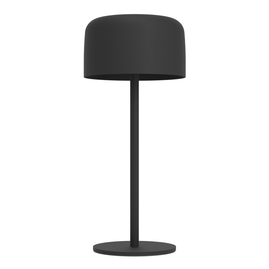 Eglo - Lampe de table tactile LED solaire rechargeable LED/2,8W/3,7V 1800 mAh IP44 noire