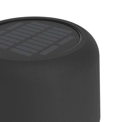 Eglo - Solar-aufladbare LED-Touch-Stehlampe LED/2,8W/3,7V 1800 mAh IP44 schwarz