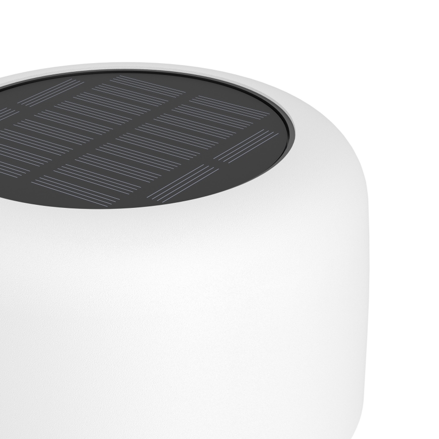 Eglo - Lampada da tavolo LED solare ricaricabile a sfioramento LED/2,8W/3,7V 1800 mAh IP44 bianca