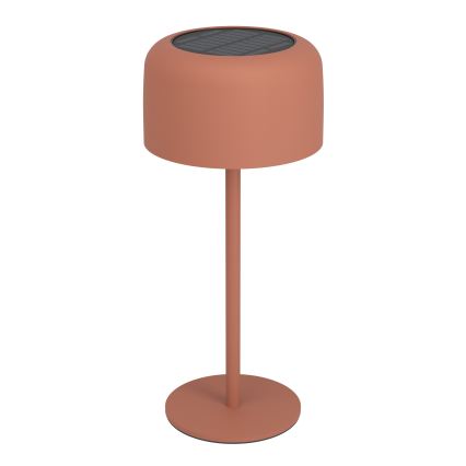 Eglo - Lampada da tavolo solare ricaricabile a LED a sfioramento, LED/2,8W/3,7V 1800 mAh IP44, arancione