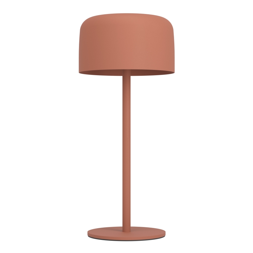 Eglo - Lampada da tavolo solare ricaricabile a LED a sfioramento, LED/2,8W/3,7V 1800 mAh IP44, arancione