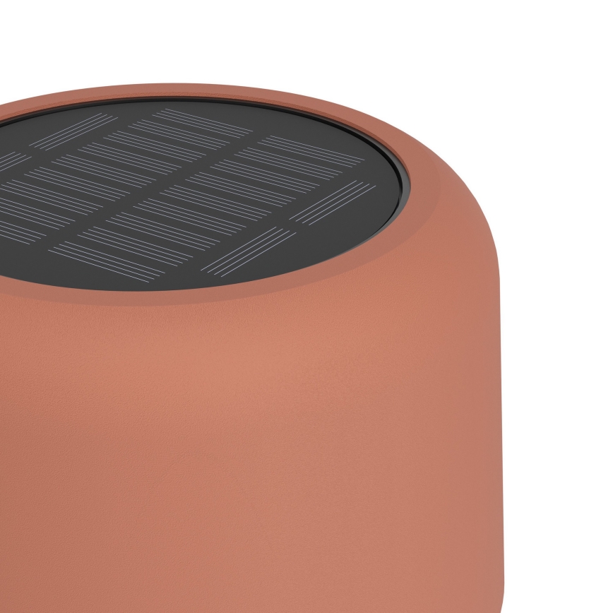 Eglo - Lampadaire tactile solaire rechargeable LED/2,8W/3,7V 1800 mAh IP44 orange