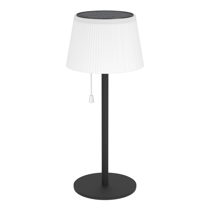 Eglo - Lampada da tavolo ricaricabile solare LED/2,3W/3,7V 3000/4000/6500K 1800 mAh IP44 nera