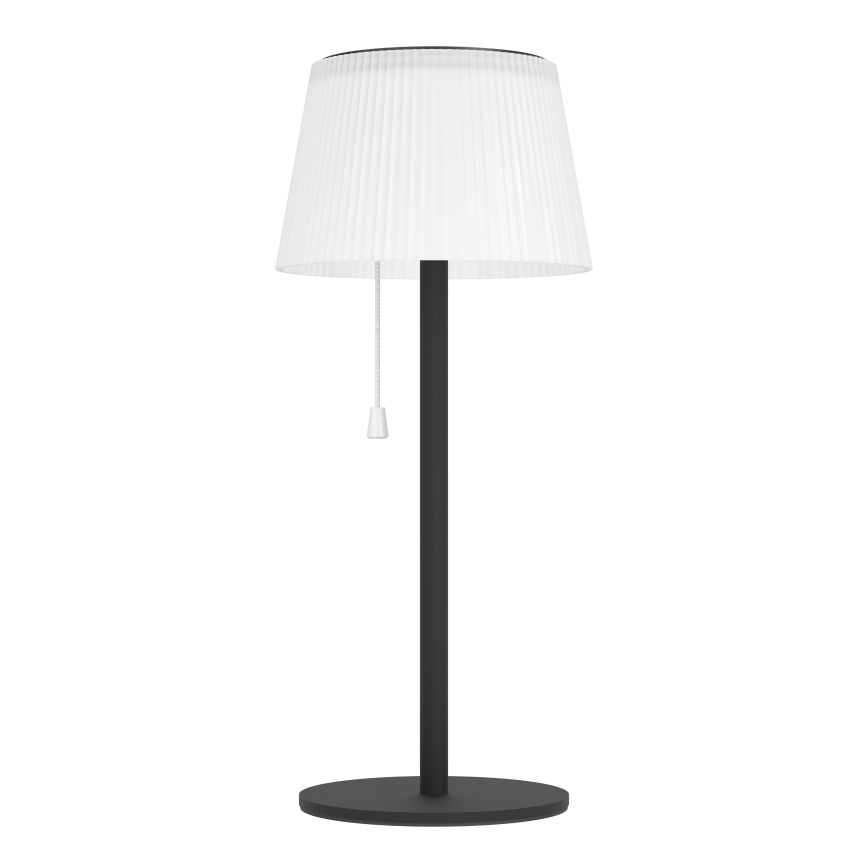 Eglo - Lampada da tavolo ricaricabile solare LED/2,3W/3,7V 3000/4000/6500K 1800 mAh IP44 nera