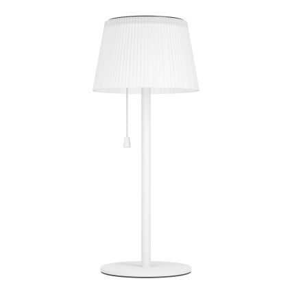 Eglo - solarbetriebene, wiederaufladbare LED-Tischlampe LED/2,3W/3,7V 3000/4000/6500K 1800 mAh IP44 weiß