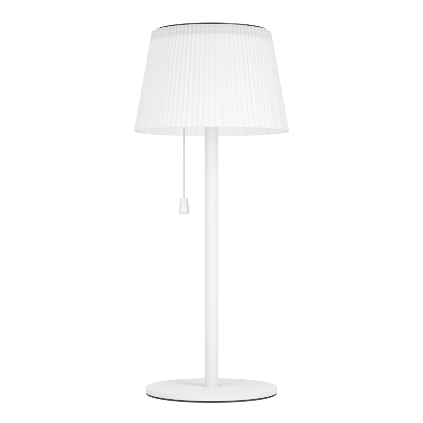Eglo - solarbetriebene, wiederaufladbare LED-Tischlampe LED/2,3W/3,7V 3000/4000/6500K 1800 mAh IP44 weiß