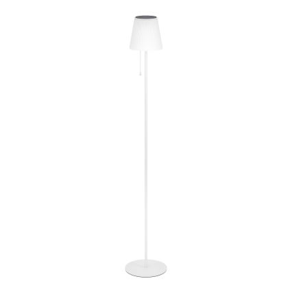 Eglo - LED solarbetriebene, aufladbare Stehlampe, LED/2,3W/3,7V, 3000/4000/6500K, 1800 mAh, IP44, Weiß