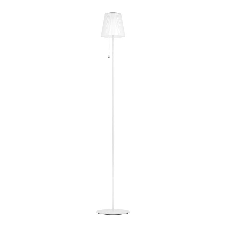 Eglo - LED solarbetriebene, aufladbare Stehlampe, LED/2,3W/3,7V, 3000/4000/6500K, 1800 mAh, IP44, Weiß