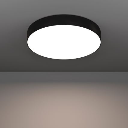 Eglo - Plafonnier LED RGBW dimmable LED/26W/230V 2700–6500K Ø 49 cm noir