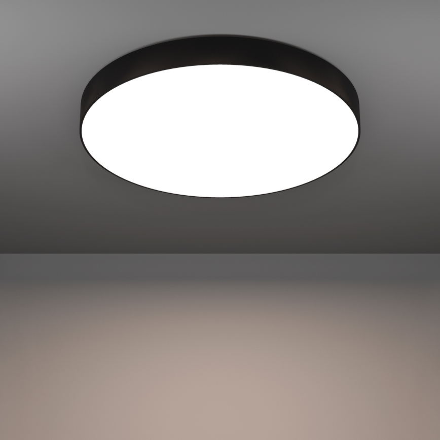 Eglo - Plafoniera LED RGBW dimmerabile LED/36,5W/230V 2700-6500K Ø 69 cm nera