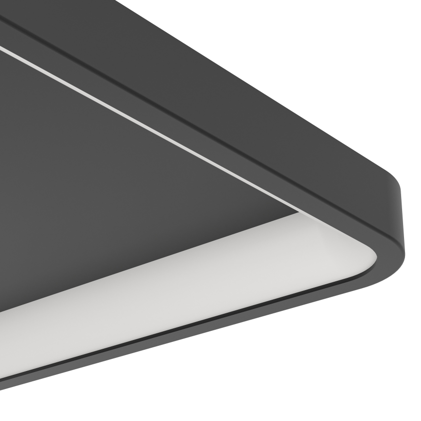 Eglo - LED RGBW dimmbare Deckenleuchte LED/20W/230V 2700-6500K 35x35 cm schwarz