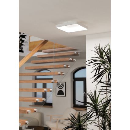 Eglo - Plafoniera a LED RGBW dimmerabile LED/20W/230V 2700-6500K 35x35 cm bianca