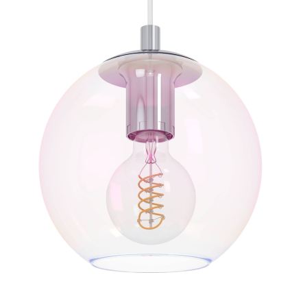 Eglo - Lampada a sospensione con cavo 3xE27/60W/230V cromo lucido