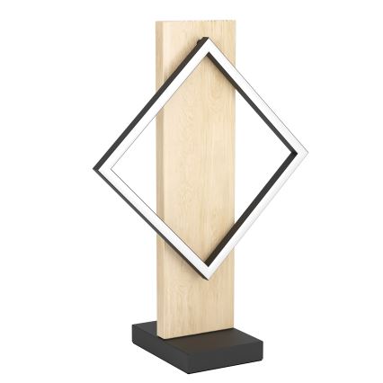 Eglo - Lampada da tavolo LED/13W/230V nero/beige