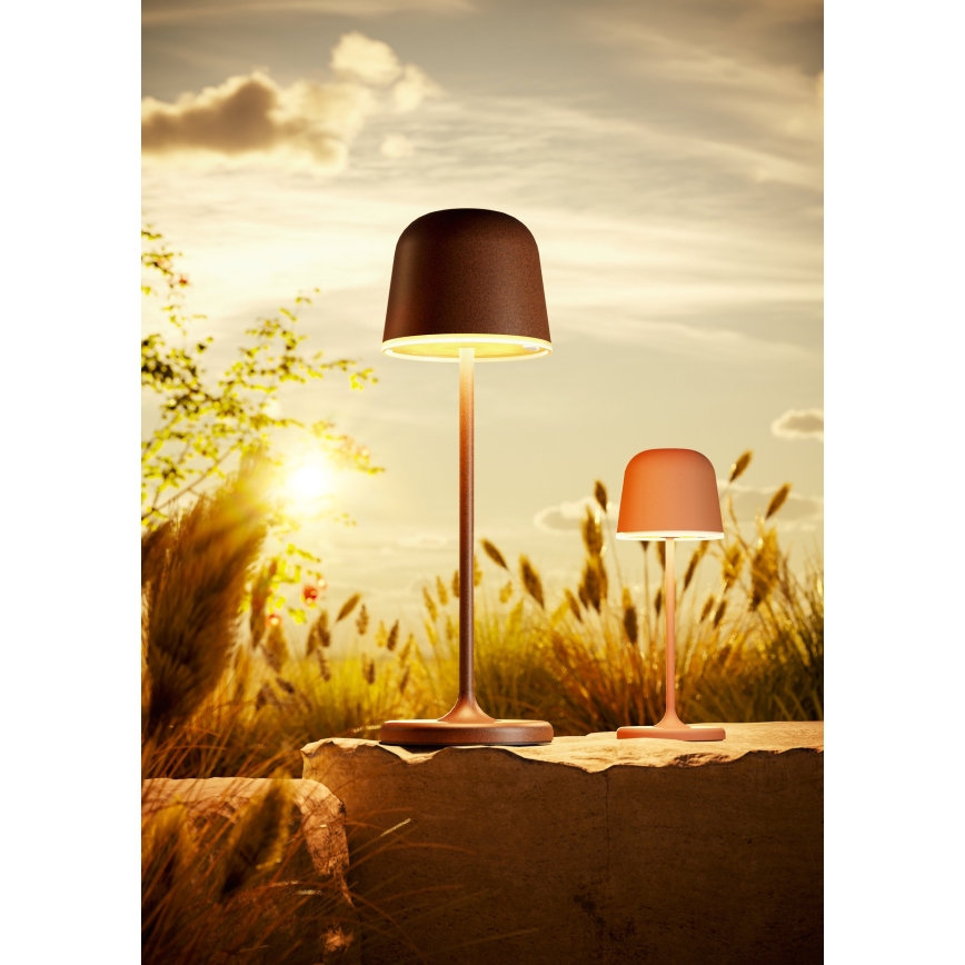 Eglo - Lampe de table d'extérieur tactile LED dimmable rechargeable/1,8W/5V 2500/3000/4000K 2500 mAh IP54 orange