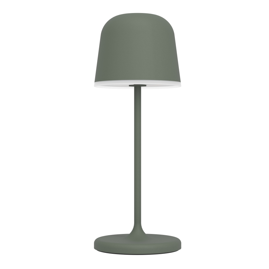 Eglo - Lampe de table LED extérieure rechargeable, tactile et dimmable, 1,8 W / 5 V, 2500/3000/4000 K, 2500 mAh, IP54, verte