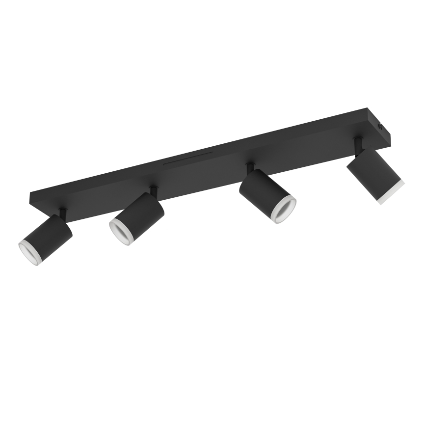 Eglo - Faretto LED RGBW dimmerabile 4xLED/3,7W/230V 2700-6500K nero