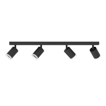 Eglo - LED RGBW dimmbarer Einbaustrahler 4xLED/3,7W/230V 2700-6500K schwarz