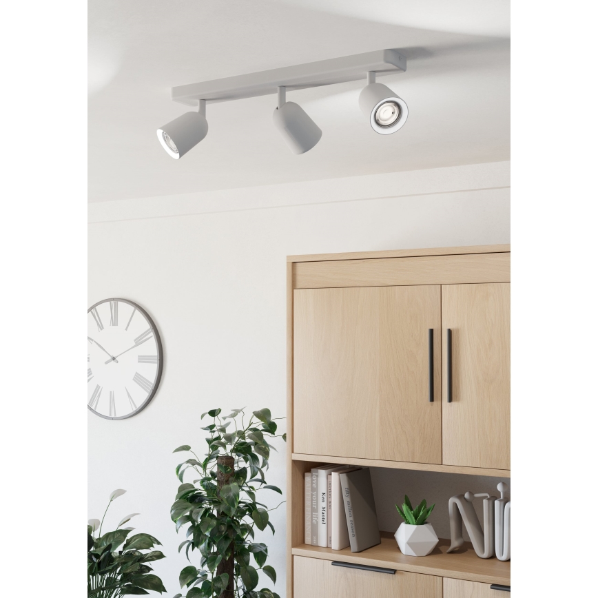 Eglo - Spot 3x GU10/10W/230V blanc
