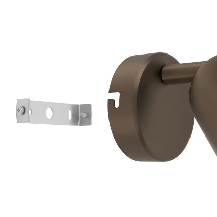 Eglo - Applique spot murale 1xGU10/5W/230V bronze