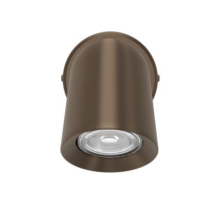 Eglo - Faretto da parete 1xGU10/5W/230V, finitura bronzo