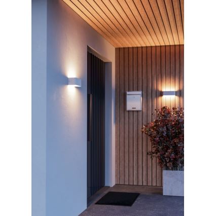 Eglo - LED RGBW dimmbare Außenwandleuchte LED/10W/230V 2700-6500K IP55 weiß
