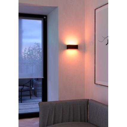 Eglo - Applique da esterno dimmerabile LED RGBW LED/10W/230V 2700-6500K IP55 nero