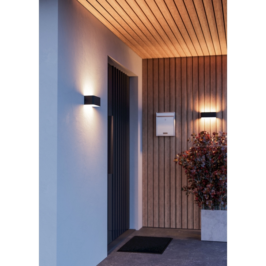 Eglo - Applique da esterno dimmerabile LED RGBW LED/10W/230V 2700-6500K IP55 nero