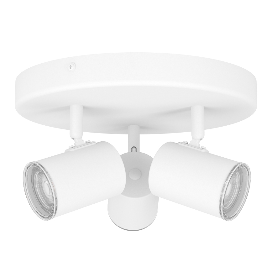 Eglo - Spot de salle de bains 3xGU10/5W/230V IP44 blanc