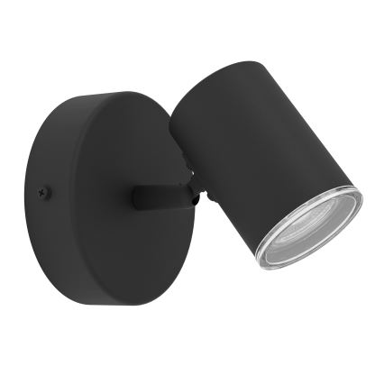 Eglo - Badezimmer-Wandspot 1xGU10/5W/230V IP44 schwarz