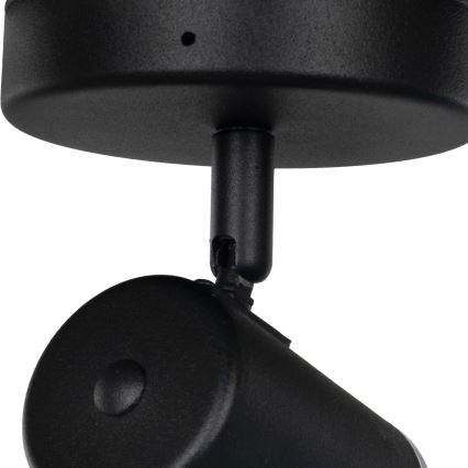 Eglo - Applique da parete per bagno a spot 1xGU10/5W/230V IP44 nera