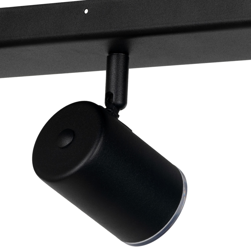 Eglo - Faretto da bagno 3xGU10/5W/230V IP44 nero