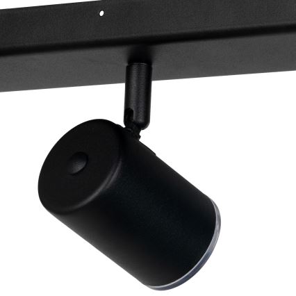 Eglo - Spot de salle de bains 3xGU10/5W/230V IP44 noir