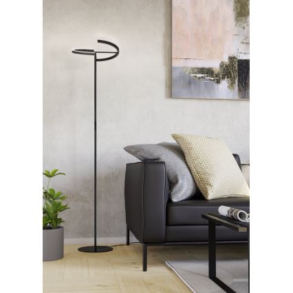 Eglo - Lampada da terra dimmerabile a LED 2xLED/8,8W/230V nera
