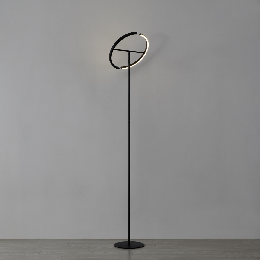 Eglo - Lampadaire LED dimmable 2xLED/8,8W/230V noir
