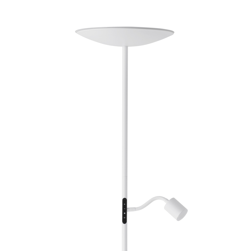 Eglo - Lampada da terra dimmerabile LED/26,5W/230V + LED/4W bianca