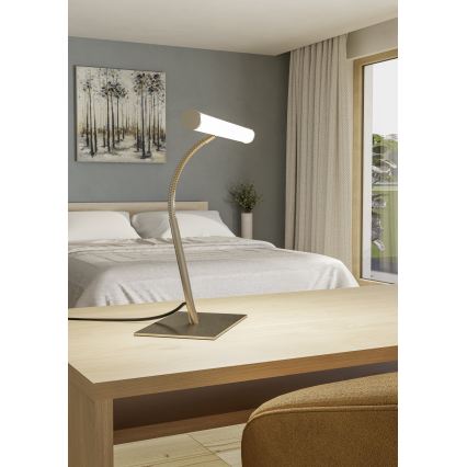 Eglo - Lampe de table tactile dimmable LED/5W/230V 2700/4000/6500K chrome mat