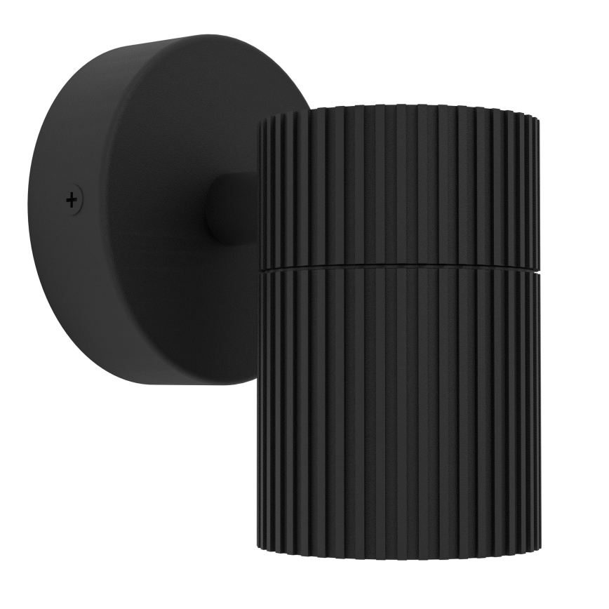 Eglo - Applique murale d'extérieur 1xGU10/28W/230V IP44 noire