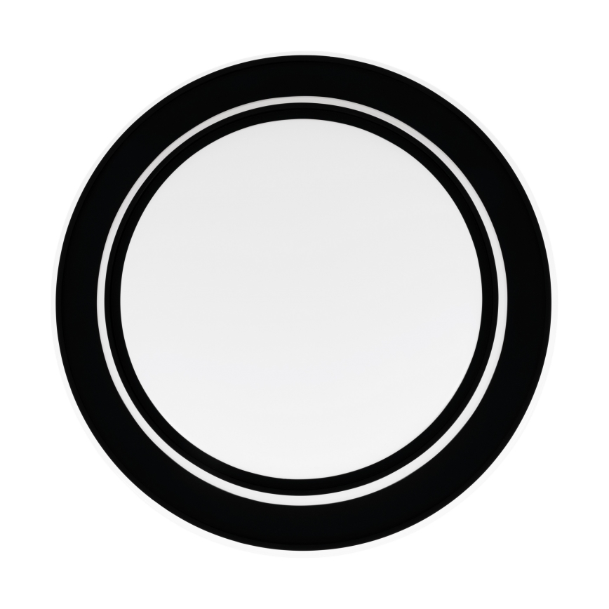 Eglo - Plafonnier LED 24 W / 230 V, 2700 / 4000 / 6500 K, Ø 40 cm, noir