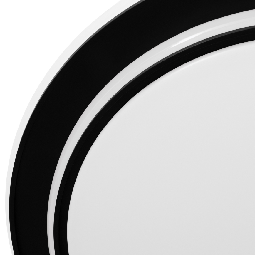 Eglo - Plafonnier LED 36 W / 230 V, 3 températures de couleur (2700/4000/6500 K), Ø 49 cm, noir